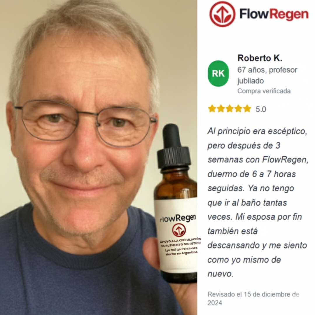 FlowRegen® – La fórmula natural que los hombres eligen para cuidar su próstata