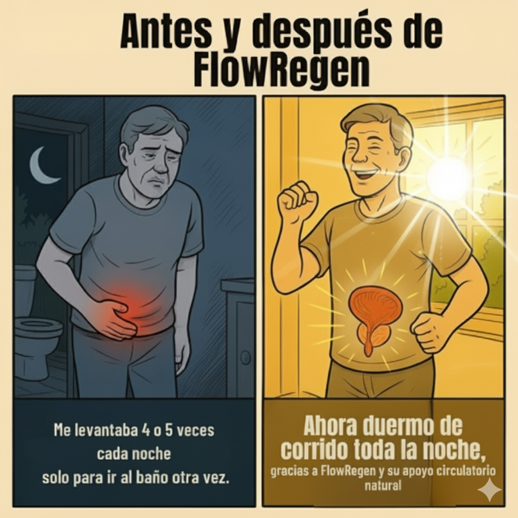 FlowRegen® – La fórmula natural que los hombres eligen para cuidar su próstata